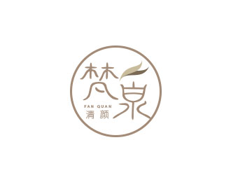 朱红娟的梵泉清颜logo设计