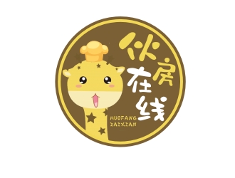 杨占斌的伙房在线餐饮企业标志logo设计