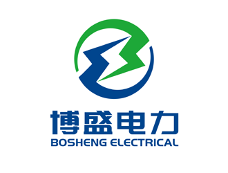 谭家强的博盛电力logo设计