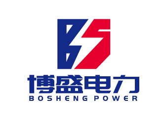 赵军的博盛电力logo设计