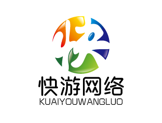 连杰的快游网络logo设计