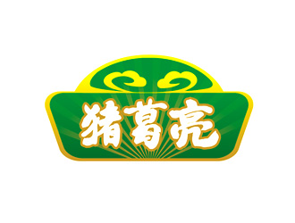 杨占斌的猪葛亮鲜肉卡通logo品牌商标设计logo设计
