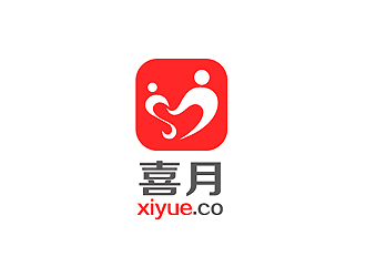 秦晓东的喜月logo设计