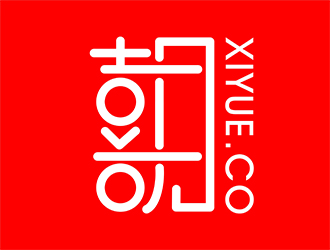 张峰的喜月logo设计