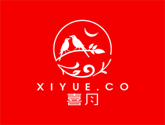 张峰的喜月logo设计