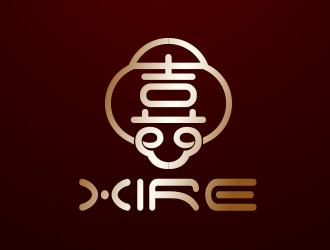 余亮亮的喜XIRE淘宝服装工作室logo设计logo设计