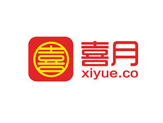 吴晓伟的喜月logo设计