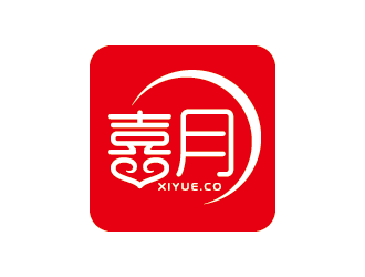 王涛的喜月logo设计