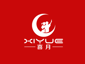 喜月logo设计