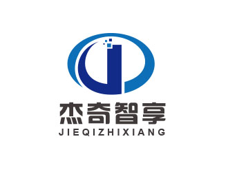 朱红娟的logo名称：杰奇智享logo设计