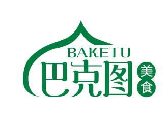 宋从尧的巴克图新疆美食logo设计