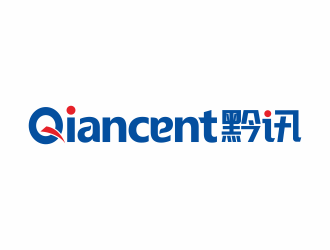 何嘉健的Qiancent 黔讯/贵州黔讯科技有限公司logo设计
