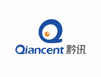 唐国强的Qiancent 黔讯/贵州黔讯科技有限公司logo设计