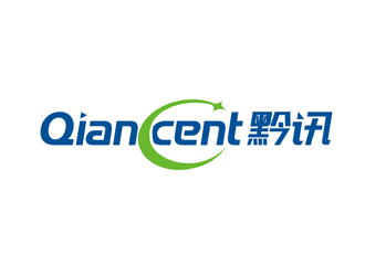 谭家强的Qiancent 黔讯/贵州黔讯科技有限公司logo设计