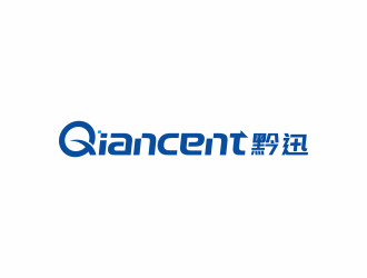 汤儒娟的Qiancent 黔讯/贵州黔讯科技有限公司logo设计