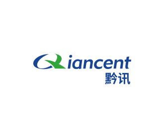 高明奇的Qiancent 黔讯/贵州黔讯科技有限公司logo设计