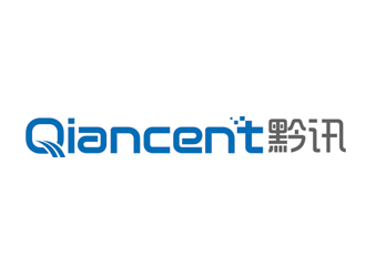 赵鹏的Qiancent 黔讯/贵州黔讯科技有限公司logo设计