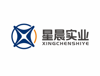 唐国强的吉林省星晨实业有限公司logo设计