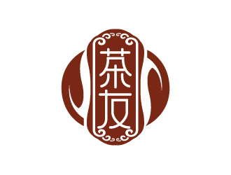 余亮亮的茶友记茶叶垂直电商APP标志设计logo设计