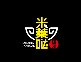 周金进的米莱哒饭团logo设计