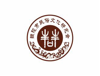吴志超的铜陵市民俗文化研究会会徽标志设计logo设计