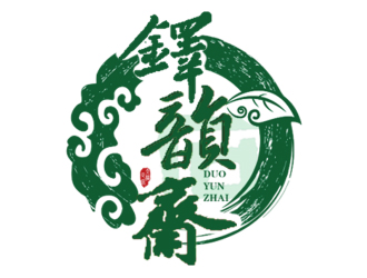 连杰的铎韵斋茶叶logo设计logo设计