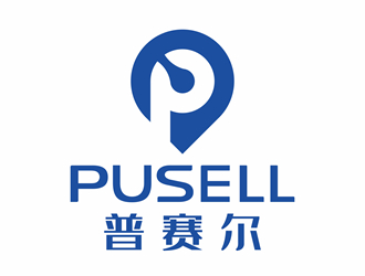 唐国强的普赛尔新材料 PUSELLlogo设计