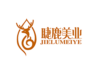 秦晓东的睫鹿美业美容服务logo设计
