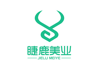 吴晓伟的睫鹿美业美容服务logo设计