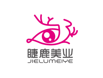 叶美宝的睫鹿美业美容服务logo设计