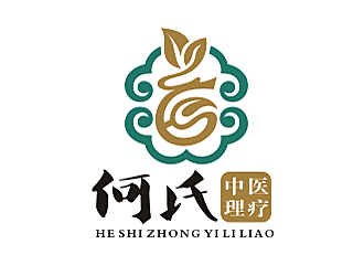 劳志飞的何氏（中医理疗）logo设计