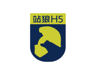 姜彦海的站狼H5logo设计