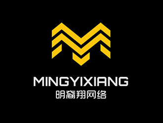 吴晓伟的昆明明裔翔网络科技logo设计