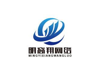 朱红娟的昆明明裔翔网络科技logo设计