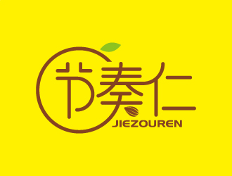 张俊的节奏仁干果食品商标设计logo设计