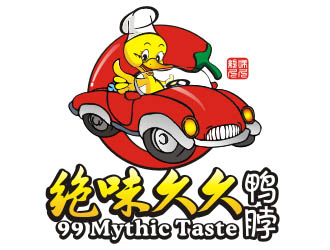 杨福的99 Mythic Taste（开小汽车的鸭子）logo设计