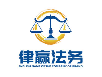 钟炬的律赢法务logo设计