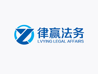 吴晓伟的律赢法务logo设计