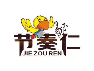 杨福的节奏仁干果食品商标设计logo设计