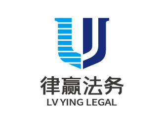 张晓明的律赢法务logo设计
