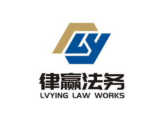 谭家强的律赢法务logo设计