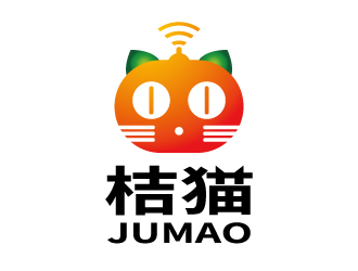 张俊的桔猫卡通商标设计logo设计