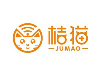 叶美宝的桔猫卡通商标设计logo设计