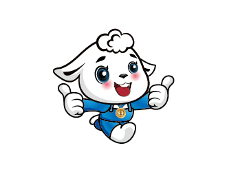 王涛的百适滴羊初乳卡通形象升级logo设计