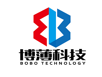 赵军的博薄科技logo设计