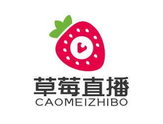 张俊的草莓直播APP电商logo设计logo设计