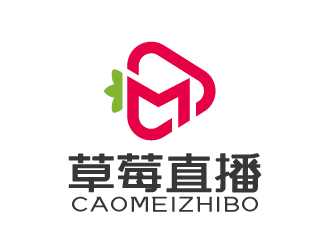 张俊的草莓直播APP电商logo设计logo设计