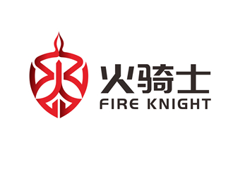 唐国强的火骑士logo设计
