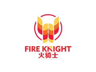火骑士logo设计