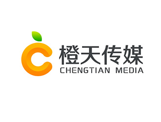 橙天传媒logo设计